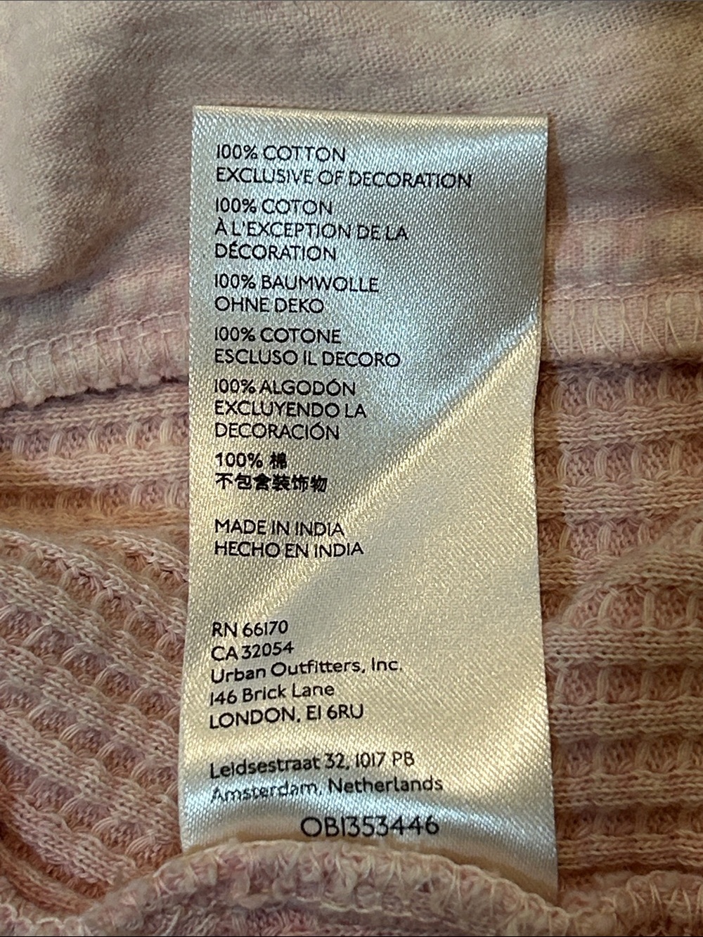 We The Free Dawn Break Pink Corduroy Jacket Medium Floral Embroidered Cotton - Picture 10 of 17